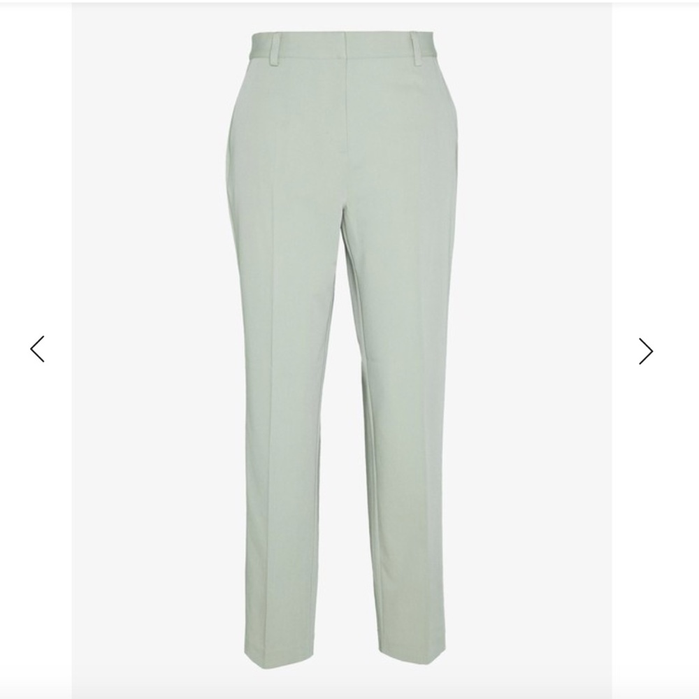 New NA-KD Straight Suit Pants Trousers - Green - Picture 6 of 11